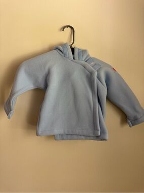 Widgeon Polartec Light Blue Baby Fleece Hoodie - 24M